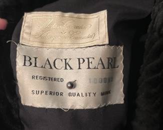 Sheared beaver 3/4 coat