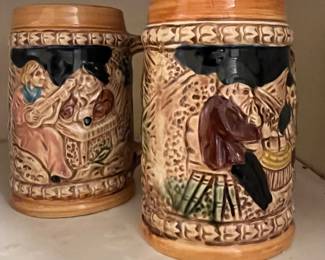 Old German ale mugs