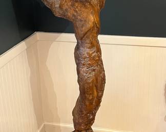 THE ANGEL 'VICTORY' SCULPTURE ATTILA TIVADAR LARGE STATUE 4"5'
Extremely heavy!  Requires professional moving assistance.