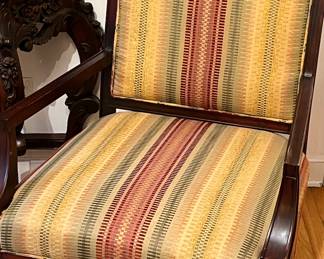 Pair of lovely recently upholstered armchairs