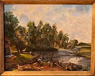 Beautiful landscape by homeowner 