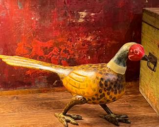 Hand painted pheasant 