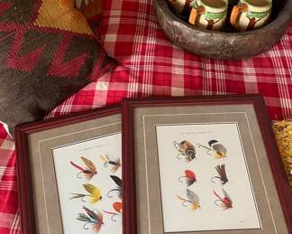 Fly fish engravings