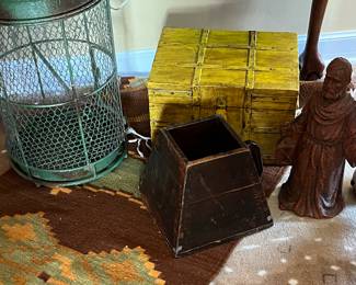 Crab baskets, old boxes and more