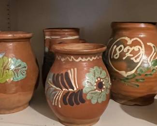 Stunning terra cotta pitchers 