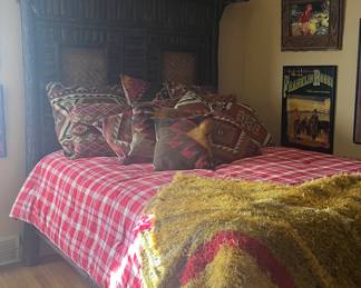 Custom log bed SIGNED BY MAKER…paid $7000