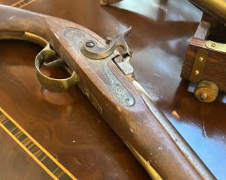 Old antique pistol