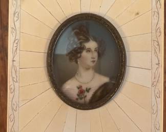 Regal portrait of a young French woman $300