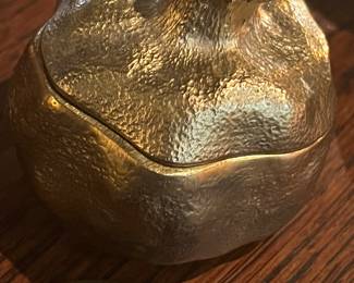 Antique gilt bronze pomegranate box circa 1940