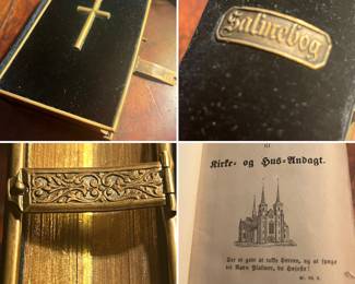 1881 rare Danish Bible in truly amazing condition…black velvet, gilt bronze and gold leaf!