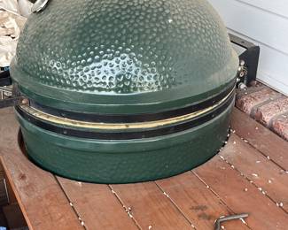 Newish Big Green Egg with team stand 