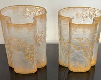 Stunning pair of St Denis vases…signed