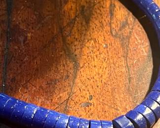 Antique Navajo lapis choker 