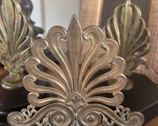 Three antique French ormolu pieces on custom mounted bases 