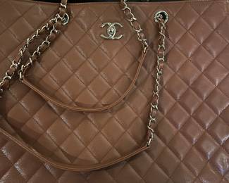 Vintage Chanel in a fabulous saddle tan!