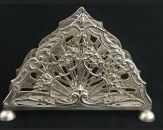 Sterling silver Victorian letter sleeve