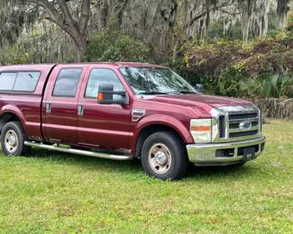 The Red F250 Super Cab diesel