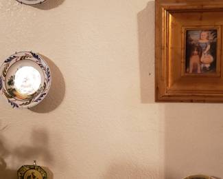 Collectable wall pieces.