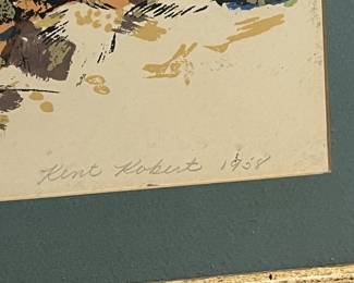 SIGNED KENT KOBERT PRINT