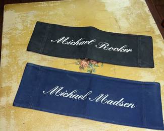 CHAIR BACKS FROM TV SHOWS