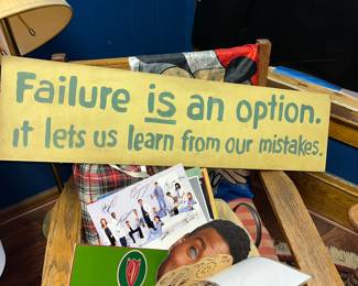 sign from the movie dodgeball. This was screen used next picture shows it in the movie.