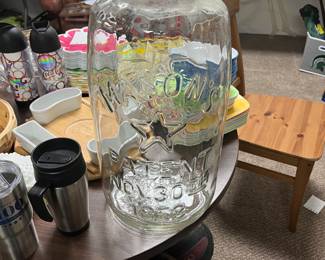 LARGE MASON PICKLE JAR