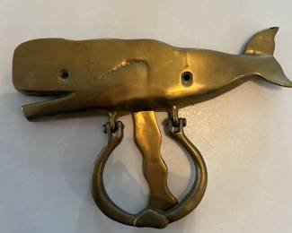 Brass Whale Knocker