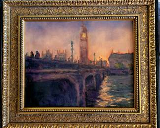 Donald Hildreth-"Big Ben" original oil painting.