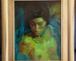 Susan Morgan-"The Nude" original oil painting