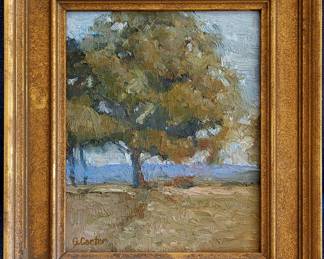 Greg Carter-" The Oak Tree" original oil painting