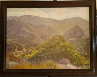 Alfonso Colocho-" California Canyon" large oil painting
