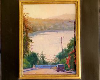 Eric Mclean-"End of the Road" original oil painting