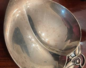 Tiffany Sterling silver leaf dish