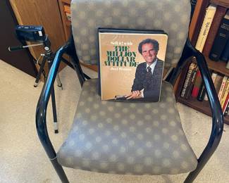 a pair of Herman Miller arm chairs