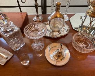 Sterling silver and Irish crystal