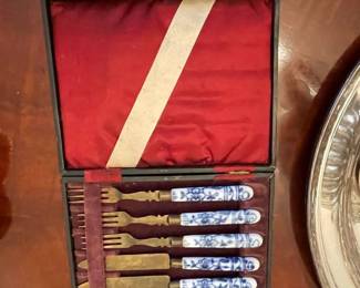 1880's German flow blue set