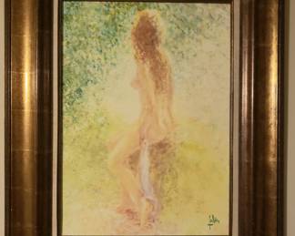 Louis Fabien original oil.