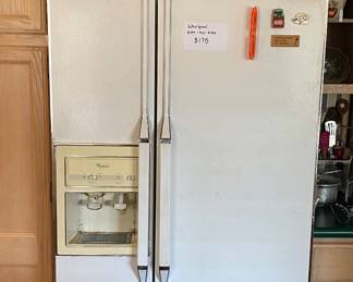 Whirlpool side-by-side refrigerator/freezer 