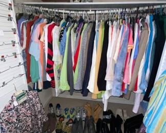 Women’s shoes and clothes