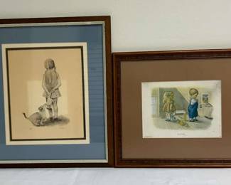 The Quarrel" & Signed Lithograph