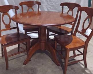 Ashville Oak Drop Side Dinette Set