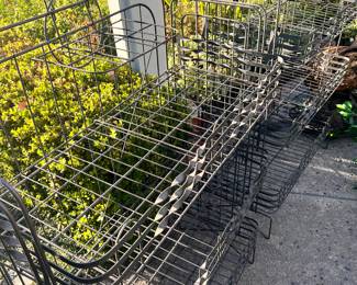 We have 3.....1920s to 1930s Bakers/ Magazine Racks