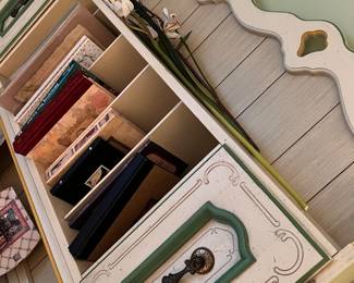 It's like walking into a beautiful English garden made of wood!