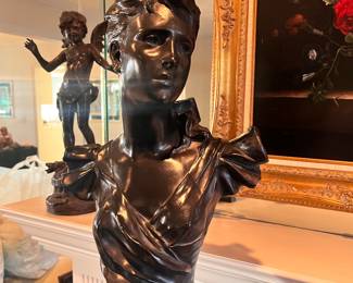 Huge Sculpture by Austin on pillar