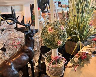 ITALIAN DESIGNER AND BRONZE DEER