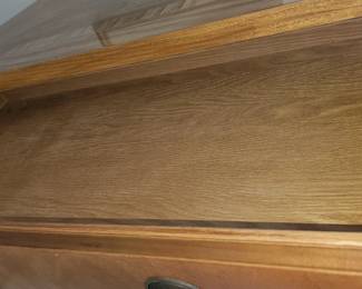 Matching Baker Art Deco Oval side writing chest and table in following pics! ABSOLUTELY FABULOUS SET!