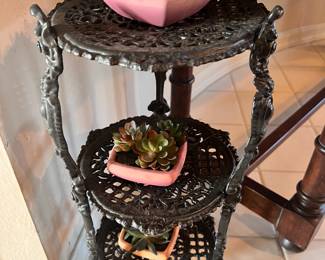 Wrought iron stands