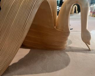 This mid century swan coffee table incredible!