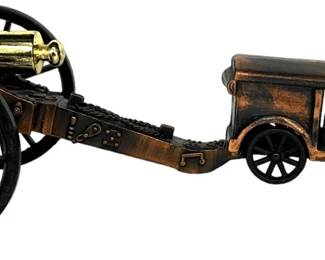 Bronze Cannon and Buggy