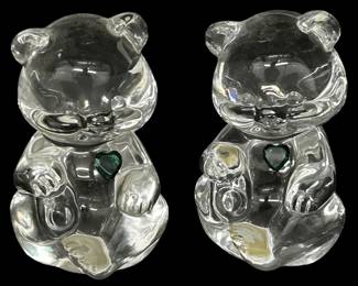 Fenton Glass Birthstone Bears